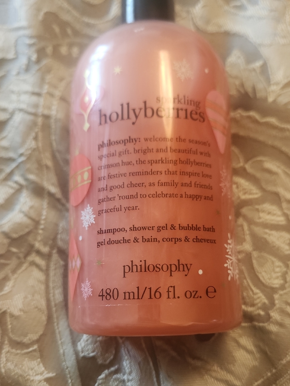 sealed philosophy Sparkling Hollyberries Shower Gel & Bubble Bath